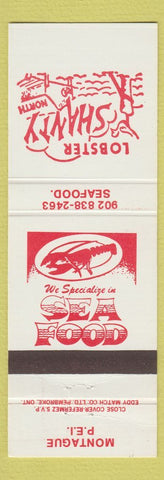 Matchbook Cover - Lobster Shanty North Montague PEI PE