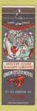 Matchbook Cover - Union Oyster House Boston MA lobster WEAR