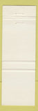 Matchbook Cover - Nautilus Restaurant Stratford ON