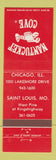 Matchbook Cover - Nantucket Cove Chicago IL St Louis MO seafood