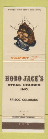 Matchbook Cover - Hobo Jack's Steak House Frisco Colorado WEAR