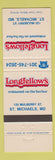 Matchbook Cover - Longfellow's Restaurant St Michaels MD