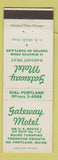 Matchbook Cover - Gateway Motel South Portland ME
