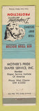 Matchbook Cover - Diaparene Antiseptic Diaper Service West Chester WEAR