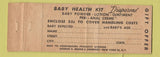 Matchbook Cover - Diaparene Antiseptic Diaper Service West Chester WEAR