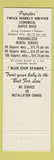 Matchbook Cover - AAA Valley Diaper Service It's A Boy