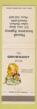 Matchbook Cover - Covenant Group Insurance Nowak Indian Orchard MA