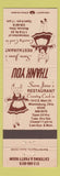 Matchbook Cover - Sara Jane's Restaurant Miamisburg OH