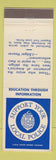 Matchbook Cover - Support Your Local Police Anchorage AK J Edgar Hoover