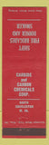 Matchbook Cover - Shift Fire Brigades Carbide Carbon Corp South Charleston WV