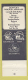 Matchbook Cover - H Briker's Restaurant Denver Colorado