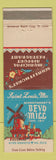 Matchbook Cover - Bevo Mill Restaurant St Louis MO
