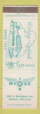 Matchbook Cover - Wings Inn Madison WI