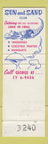Matchbook Cover - Sun and Sand Club Key West FL