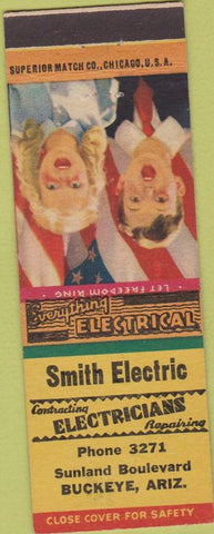 Matchbook Cover - Smith Electric Buckeye AZ