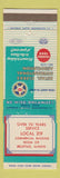 Matchbook Cover - Retail Clerks Union Belleville IL