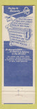 Matchbook Cover - Retail Clerks Union Belleville IL