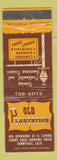 Matchbook Cover - Old Plantation Sunnyvale CA