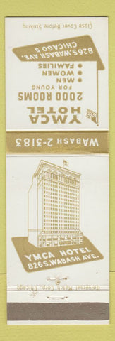 Matchbook Cover - YMCA Hotel Chicago IL