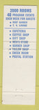 Matchbook Cover - YMCA Hotel Chicago IL