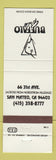 Matchbook Cover - Buffalo Grill San Mateo CA