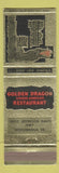 Matchbook Cover - Golden Dragon Chinese Restaurant Woodbridge VA