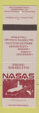Matchbook Cover - NASA's Restaurant Cherry Hill NJ