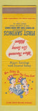 Matchbook Cover - First Savings Loan Forest Park IL Patriotic