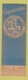 Matchbook Cover - It's A Boy Middletown Savings WORN