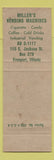 Matchbook Cover - Miller's Vending Freeport IL Safety Report Injuries WEAR