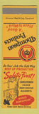 Matchbook Cover - Thompson Products Safety Avoid Horseplay
