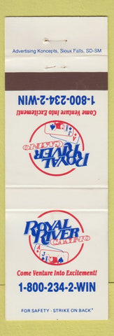 Matchbook Cover - Royal River Casino
