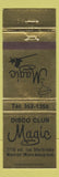 Matchbook Cover - Magic Disco Club Montreal QC