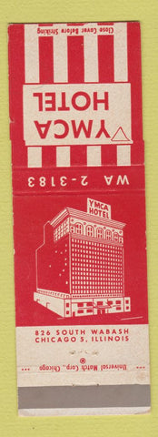 Matchbook Cover - YMCA Hotel Chicago IL RED