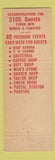Matchbook Cover - YMCA Hotel Chicago IL RED