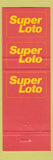 Matchbook Cover - Wintario ON Lottery Provincial