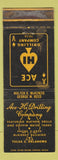 Matchbook Cover - Ace Hi Drilling Tulsa OK WORN