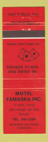 Matchbook Cover - Motel Yamaska QC