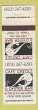 Matchbook Cover - Cafe Creole Oyster Bar Tampa FL