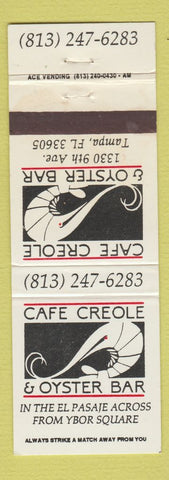 Matchbook Cover - Cafe Creole Oyster Bar Tampa FL