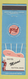 Matchbook Cover - Hotel Miami Dayton OH Albert Pick
