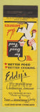 Matchbook Cover - Eddy's Restaurant Chattanooga TN chef