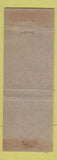 Matchbook Cover - Eddy's Restaurant Chattanooga TN chef