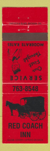 Matchbook Cover - Red Coach Inn bellhop