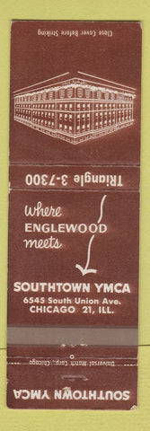 Matchbook Cover - Southtown YMCA Chicago IL