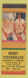 Matchbook Cover - Henry Stefanelli's Grocery Meat