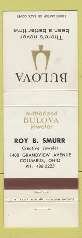 Matchbook Cover - Bulova Watches Roy Smurr Columbus OH