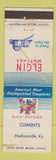 Matchbook Cover - Elgin Watches Clements Madisonville KY WEAR