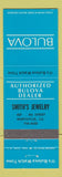Matchbook Cover - Bulova Watches Smith's Marysville CA