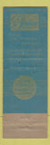 Matchbook Cover - Gruen Watches Ledlie Rochster NY EAR
